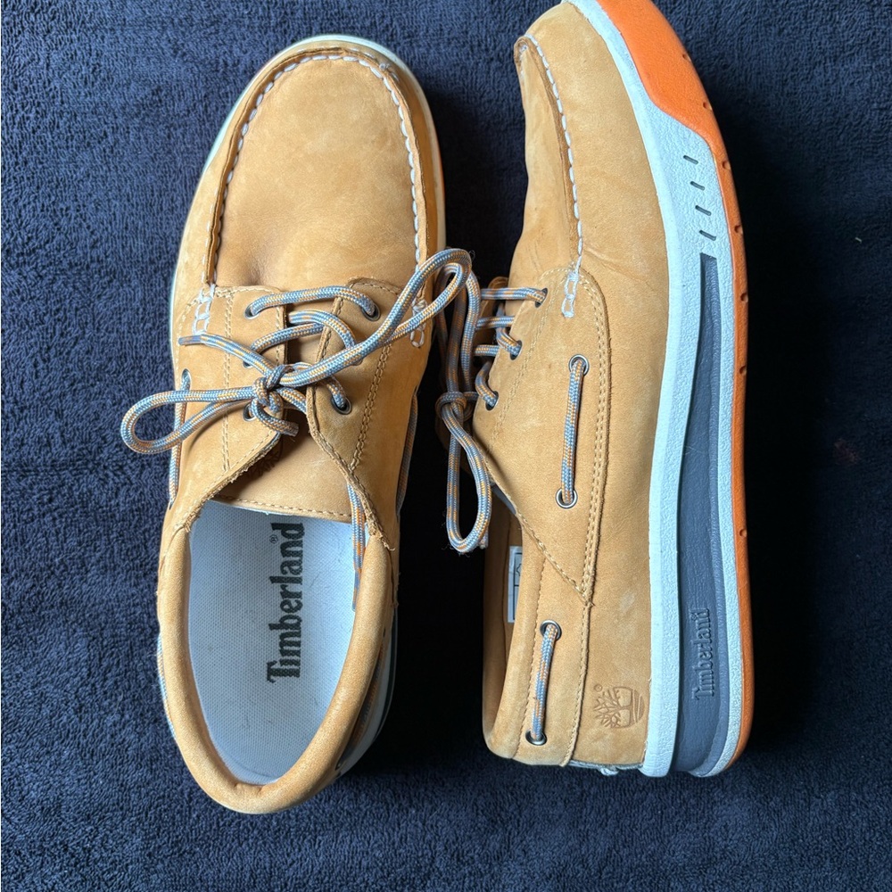 Timberland Men's Tan Boat Shoes